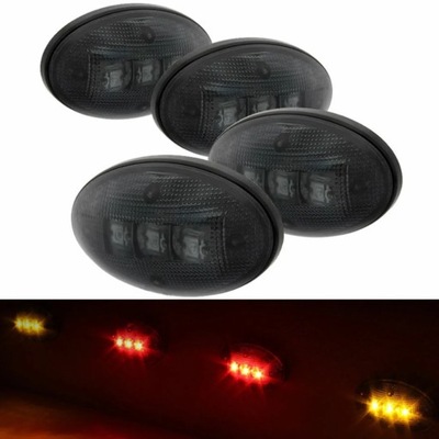 PARA FORD F350 1999-2010 4 PIEZAS LUZ DIODO LUMINOSO LED DE AUTOMÓVIL FENDER LADO SWIAT  