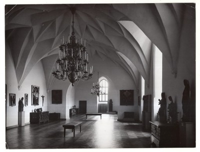 Olsztyn - Zamek - Wnętrze - FOTO ok1960