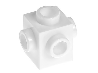 LEGO Klocek z wypustkami 1x1 4733 biały