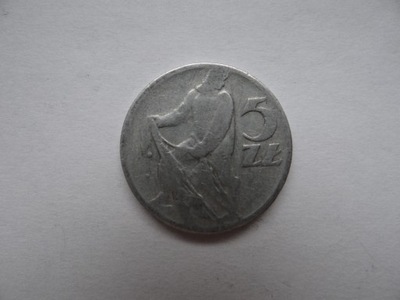 5 złotych Rybak 1958 rok