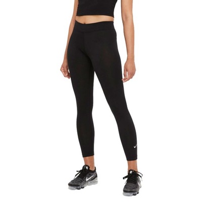 Legginsy damskie Nike NSW Essentials 7/8 MR czarne CZ8532 010 XL