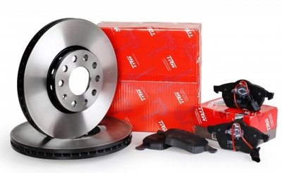 DISCOS ZAPATAS TRW PARTE DELANTERA CHEVROLET CAPTIVA  