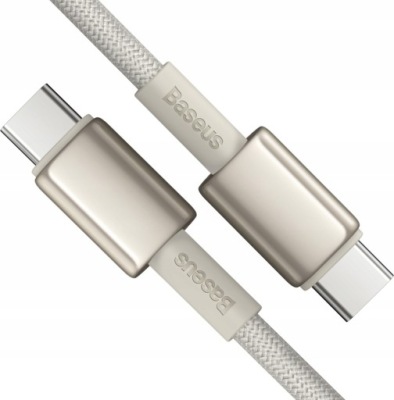 Kabel USB Baseus USB-C - USB-C 2 m Złoty (BSU4882)