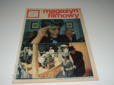 MAGAZYN FILMOWY 7/1968 Wajda Curtis Rybkowski