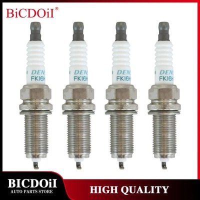 4Pcs/6Pcs 90919-01259 FK16HR-A8 Dual Iridium Spark Plug For Toyota A~27436