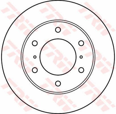 ДИСКИ ТОРМОЗНЫЕ ТОРМОЗНЫЕ ПЕРЕД TRW DF4870