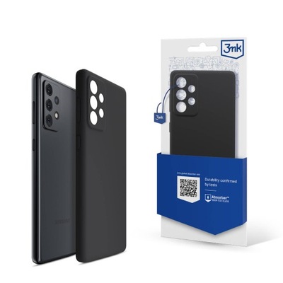 Etui 3MK SILICONE CASE do Samsung A53 5G BLACK