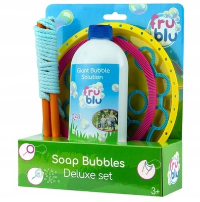 Fru Blu Mydlové bubliny Set Deluxe + Tekutina 0,4L