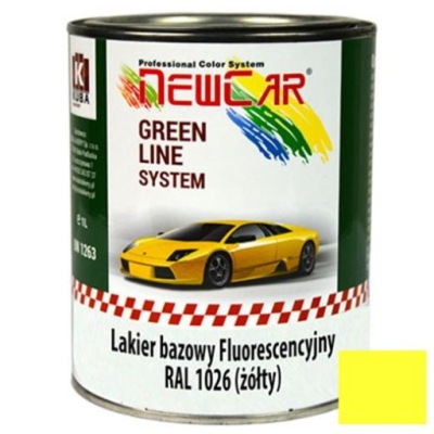 Lakier bazowy FLUORESCENCYJNY RAL 1026 ŻÓŁTY 1L