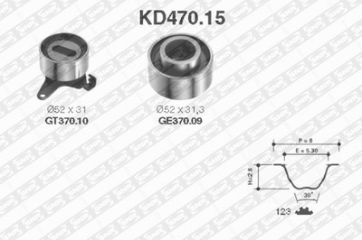 КОМПЛЕКТНИЙ ГРМ SNR KD470.15 KD47015