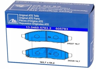 Гальмівні колодки гальмівні ate do nissan leaf фото №1