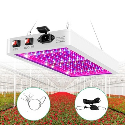 1000W LAMPA PANEL DO WZROSTU UPRAWY ROŚLIN 216LEDs