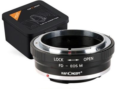 Adapter Canon FD na na EOS M EF-MOUNT EF-M przejściówka dla bezlusterkowców