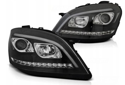 ŽIBINTAI MERCEDES W164 ML M-KLASA 05-07 BLACK LED SEQ 