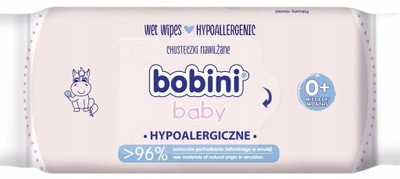 BOBINI CHUSTECZKI 60SZT HYPOALERGICZNE NIEBIESKIE