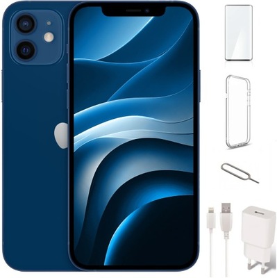 SMARTFON IPHONE 12 128 GB | PREMIUM A+ | BATERIA 100% | NIEBIESKI / BLUE