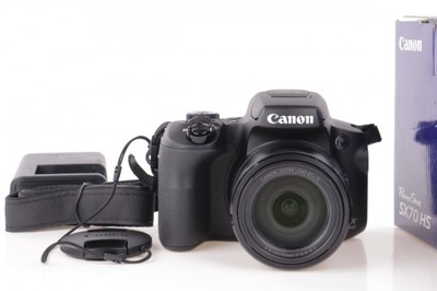 Aparat cyfrowy Canon SX70 HS czarny