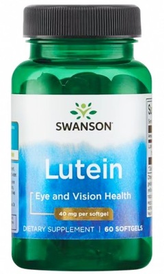 Swanson LUTEINA 40mg 60kaps OCZY WZROK