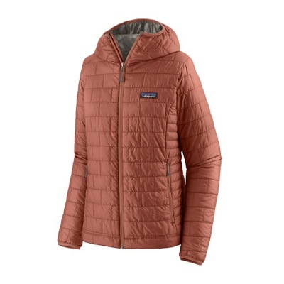 Kurtka ocieplana damska Patagonia Nano Puff Hoody burl red S