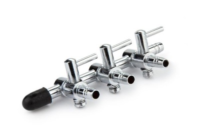 ROZDZIELACZ METALOWY Z ZAWORAMI 3 WYJŚCIA 5szt