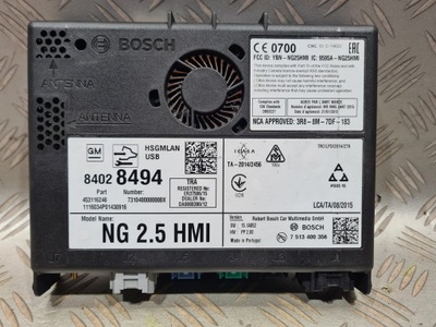 Модуль hmi 2.5 навигации радио astra k insignia b insigni a фото №1