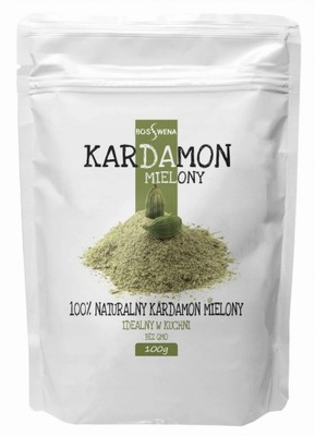 Kardamon mielony 100g do kawy BIOSWENA