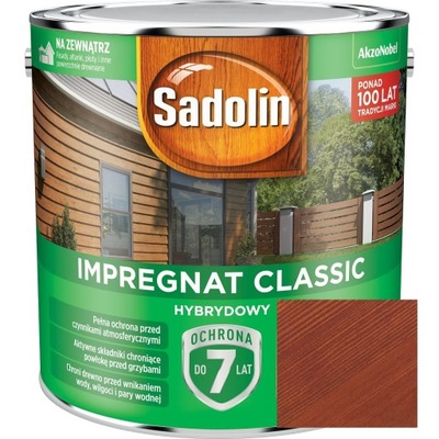 SADOLIN IMPREGNAT CLASSIC HYBRYDOWY MAHOŃ 9L