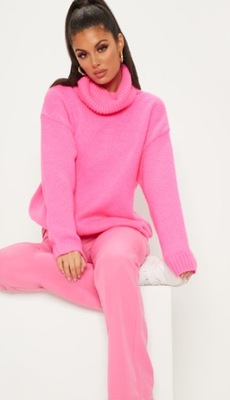 PRETTYLITTLETHING RÓŻOWY SWETER DAMSKI S 1EKB