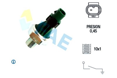 FAE SENSOR DE PRESIÓN ACEITES AUDI A3 A4 B8 A5 Q5 SEAT LEON LEON SC  