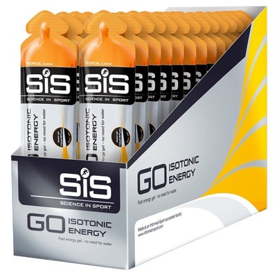 SIS GO ISOTONIC ENERGY GEL 12x60ML ŻEL ENERGETYCZNY IZOTONICZNY