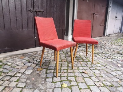 2 Krzesła - Vintage Design PRL '60 Patyczak