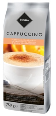 RIOBA KAWA CAPPUCCINO ŚMIETANKOWE 750 G