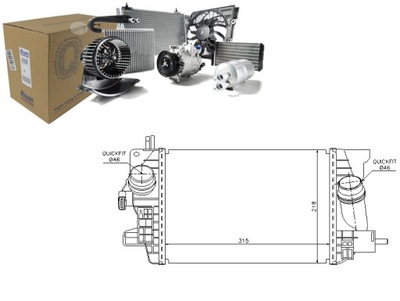 NISSENS ИНТЕРКУЛЕР OPEL MERIVA B 1.4