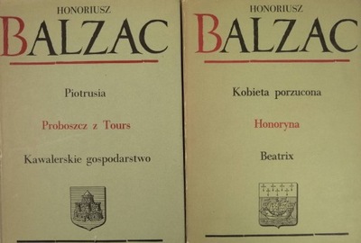 2x Balzac Komedia Ludzka Kobieta Proboszcz