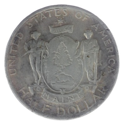 1/2 dolara 100 lat stanu Maine - Falsyfikat - 1920