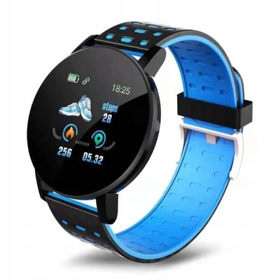 zegarek smartwatch prosty model niebieski
