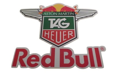 F1 TAG HEUER ASTON MARTIN RBR STICKER STICKER 10,9 X 9,2 CM  