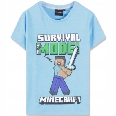 MINECRAFT CREEPER Koszulka bluzka tshirt 128 8 lat