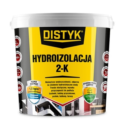 Hydroizolacja 2K DISTYK 7kg - od Den Braven