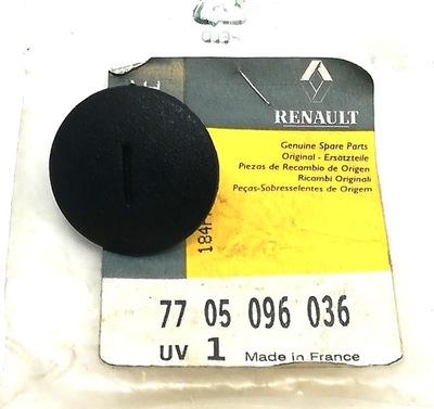 Заглушка кліпса захист двигуна renault kangoo espace iv 7705096036 oe! фото №1