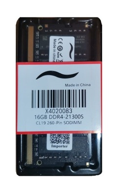 Pamięć RAM DDR4 16 GB PC4 2666Mhz SODIMM do laptopów z procesorami INTEL