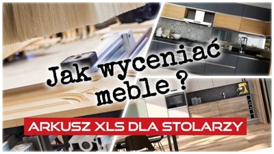 Arkusz XLS do wyceny mebli