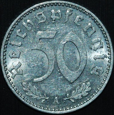 50 Reichspfennig 1940 A - piękny egzemplarz