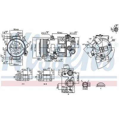 KOMPRESOR, ACONDICIONAMIENTO NISSENS 890420  