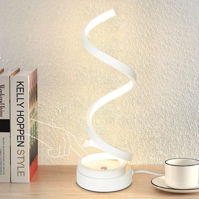 LAMPA STOŁOWA LED LAMPA NOCNA LED DOTYKOWA BIAŁA
