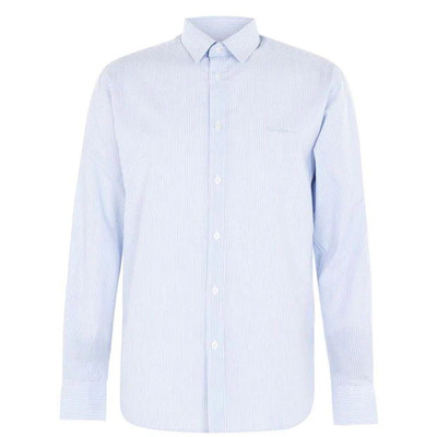 Koszula w niebiesko białe paski Pierre Cardin XXL
