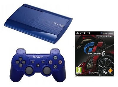 Konsola Sony Playstation 3 Super Slim 500 GB PS3 Niebieska