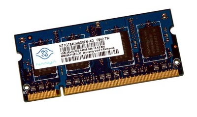 Pamięć Ram 1GB 2Rx16 PC2-6400S NANYA DDR2