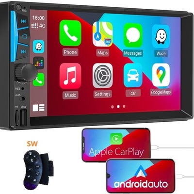 CA7052 SW STYL GRABADORA 2DIN ANDROID AUTO CARPLA  