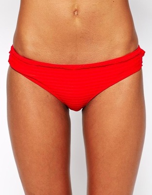 River Island DÓŁ figi bikini czerwony kąpielowy 38